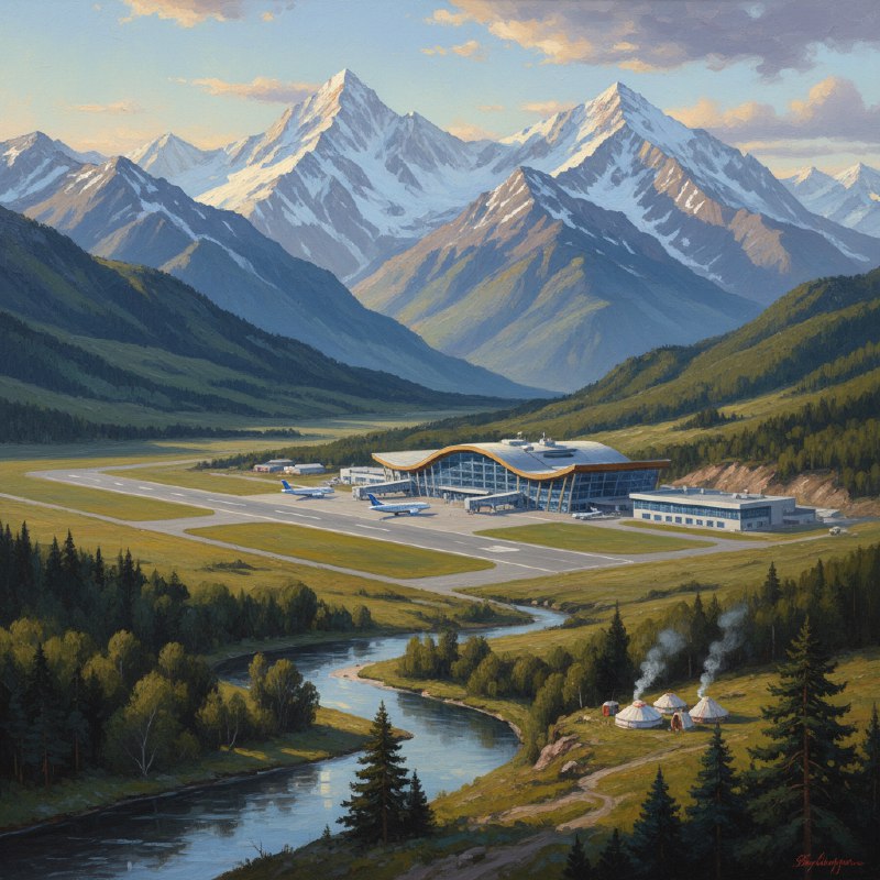 Аэропорт. Горный Алтай