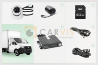 Комплект видеонаблюдения для малотоннажного грузовика (стандарт) Комплект видеонаблюдения для малотоннажного грузовика (стандарт)