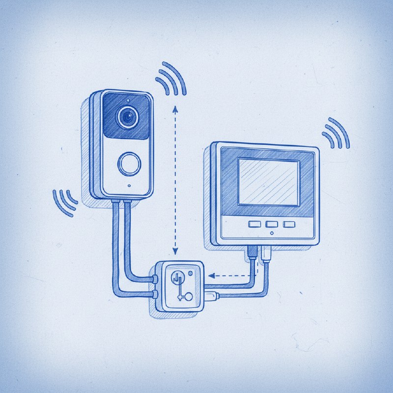 Установка видеодомофона Установка видеодомофона