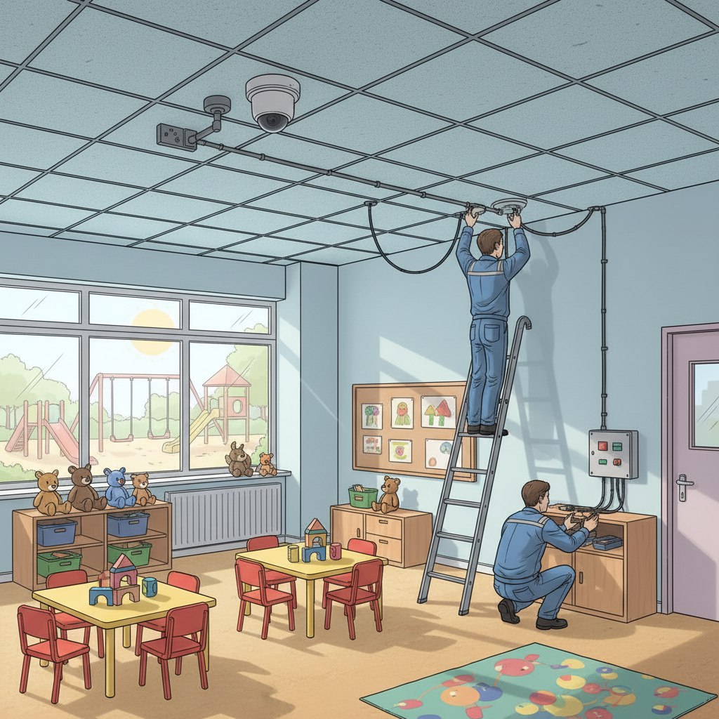 Установить видеонаблюдение в детском саду cameralook Установить видеонаблюдение в детском саду cameralook