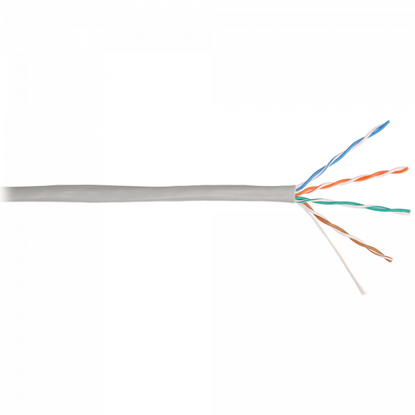 Кабель NIKOLAN NKL 4100A-GY U/UTP для внутренней прокладки, 305 м